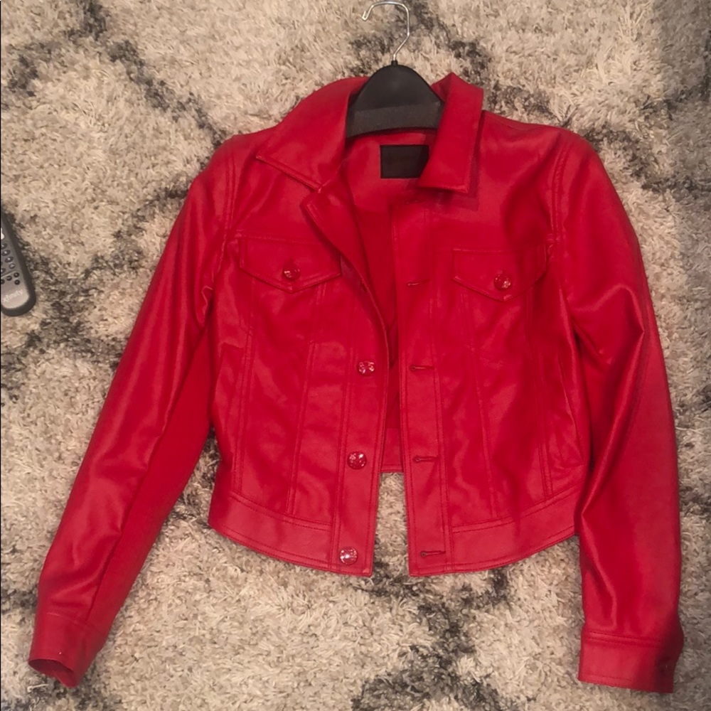 red leather jacket. perfect condition